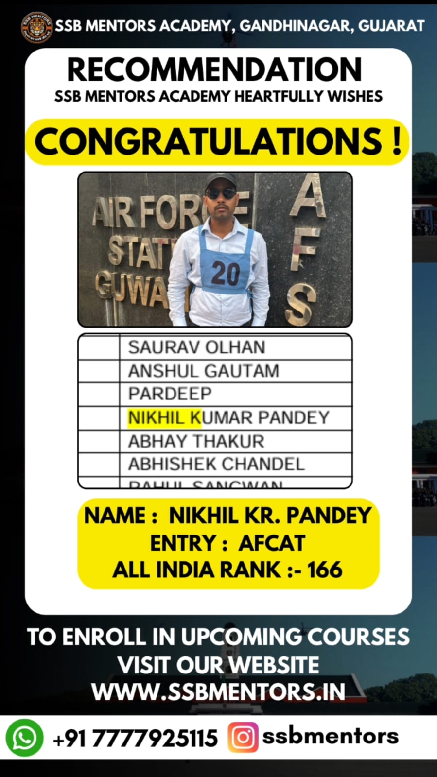 SSB Mentors Gandhinagar | Best SSB Coaching in Gandhinagar